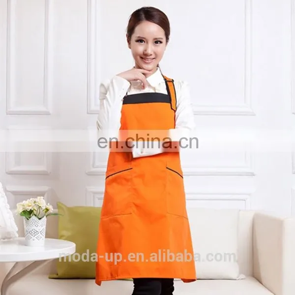 Cotton Polyester Kitchen Apron With Custom Logo High Quality From China photo-3