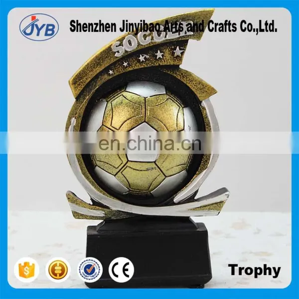 Creative Design Resin Material Souvenir Football Soccer Match Trophy photo-5