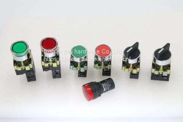 220VAC Flush Red and Green Push Button Switch photo-2