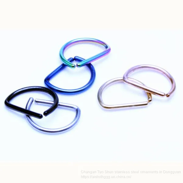 Titanium D Steel Ear Ring Ear Clip Ear Clip Stainless Steel Jewelry Wholesale Manufacturer of Foreign Trade photo-3