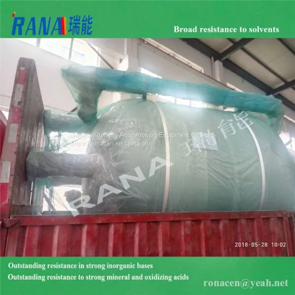 OEM Broad Lining New Durable 0.5-150 Cubic Steel Lining PTFE/ PFA/ ETFE Anticorrosive Equipment With Long Service Life 15-20 Years Industrial Chemical Tank