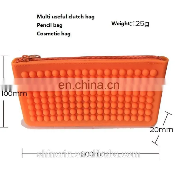 Cheap Women's Silicone Wallet Clutch Bag Zipper Wristlet Purse Handbag photo-3
