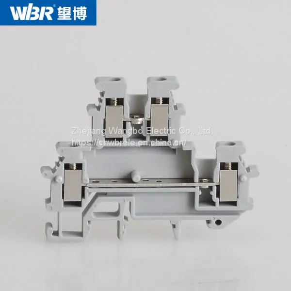 Multi Conductors Two Layer Screw UK Terminal Block MBKKB2.5 photo-5