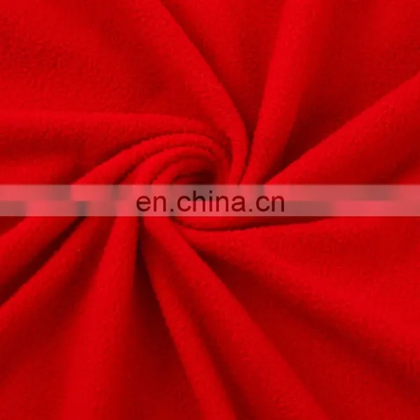 100%polyester Anti-pill Fleece Fabric/polar Fleece Brushed Warm and Comfortable Fabric photo-4