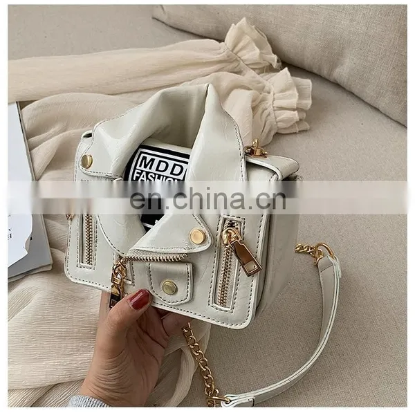Girl Small Bag 2019 New Korean Fashion Chain Diagonal Bag Personality One-shoulder Small Square Bag photo-6
