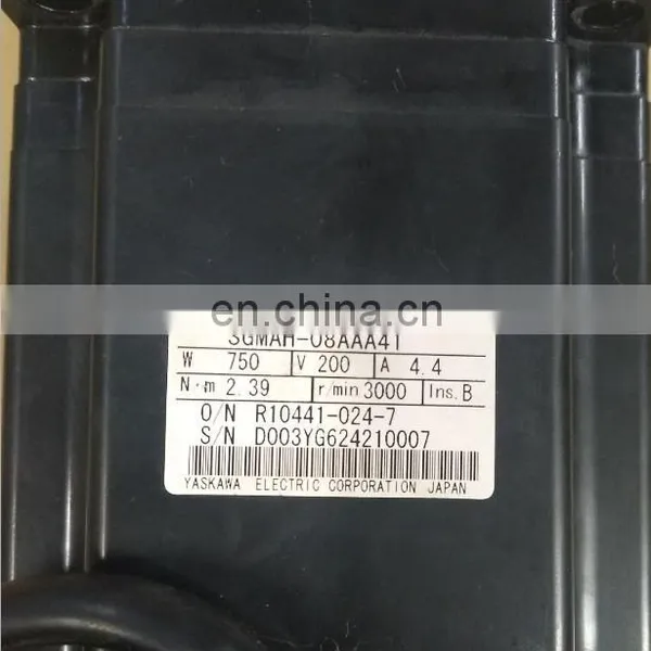Yaskawa Servo Motor Drive SGMAH-08AAA41 750w Brushless Motor photo-3