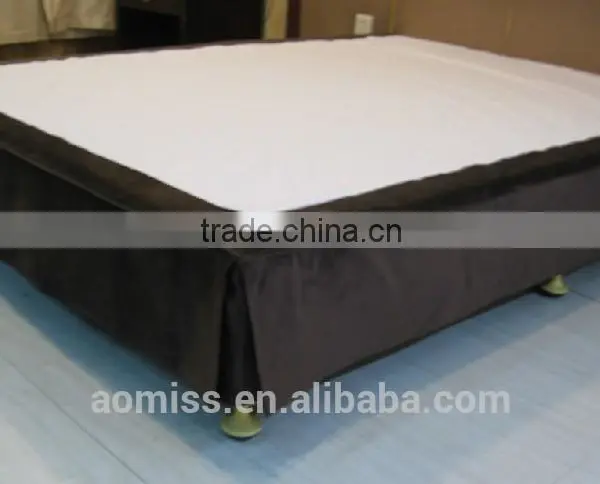 Luxury 5 Star Decorative 100% Polyster Hotel Bed Skirt Queen Bed Skirt