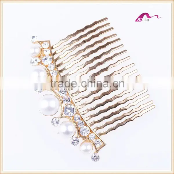 Fashion Crystal Tiara Crown Hair Comb For Wedding Accessories photo-2