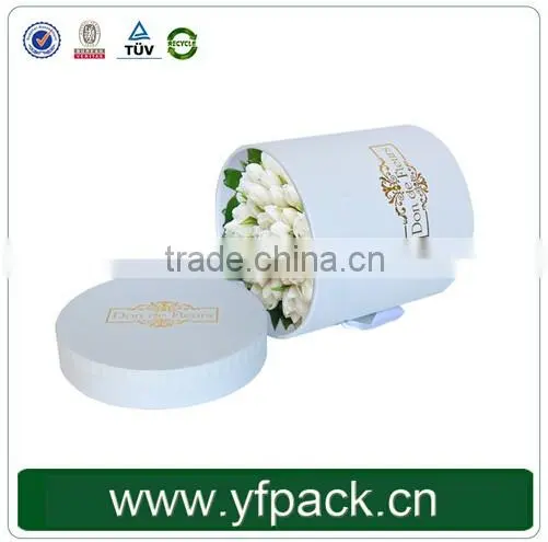Luxury Paper Tube Gift Packaging Flower Boxes With Own Logo photo-3