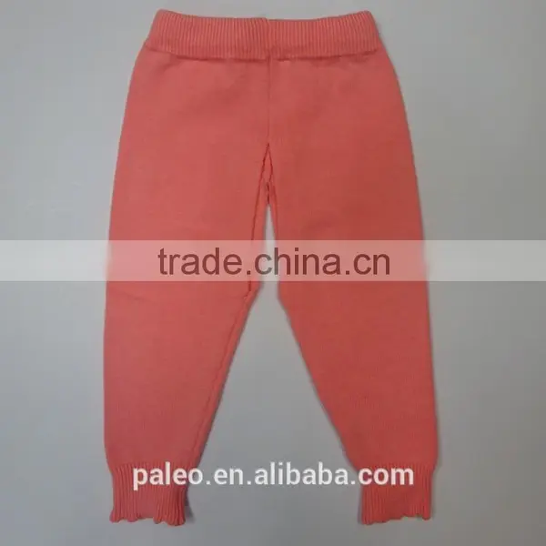 Factory Sale 100% Cotton Knitting Children Sweater Long Pants photo-5