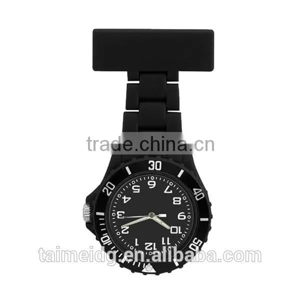 Round Face Rubber Fob Nurse Watch With Multiple Colors, Pin Nurse Watch, Plastic Nurse Watch Quality Choice photo-2