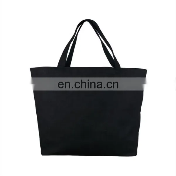 Durable Linen Cotton Canvas Shopping Tote Single Shoulder Bag for Womens photo-3