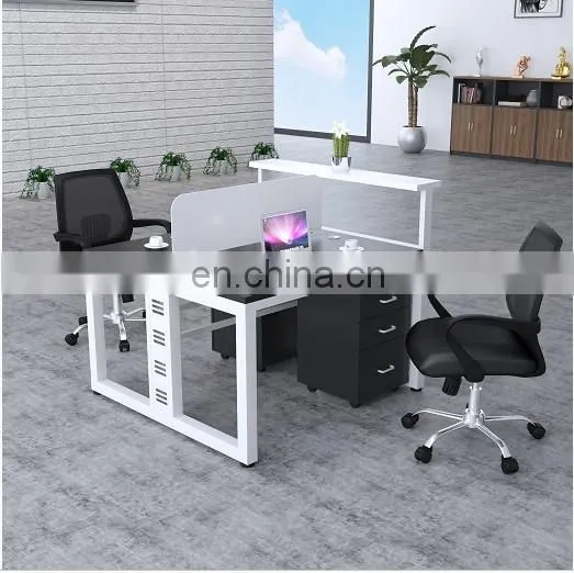 Contemporary Luxury Designer Office Furniture White Desk Executive Modern Computer Office Desk photo-2