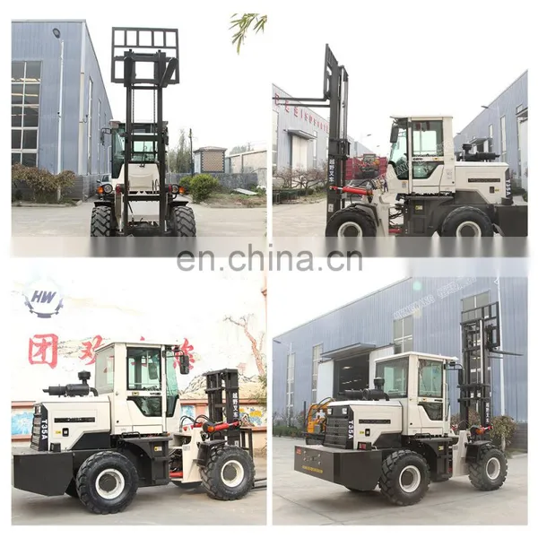 Fork Lift Truck Mounted Forklift 4WD Diesel China Forklift Truck Price 2ton Forklifts Trucks For Sale photo-2