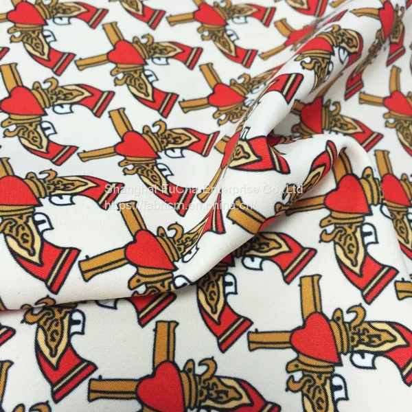 Ready Goods New Design Digital Spandex Printed 100% Cotton Satin Fabric photo-2