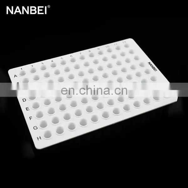 Hotsale 0.1ml 02ml Full Semi Skirt White Clear Pcr Plate photo-4
