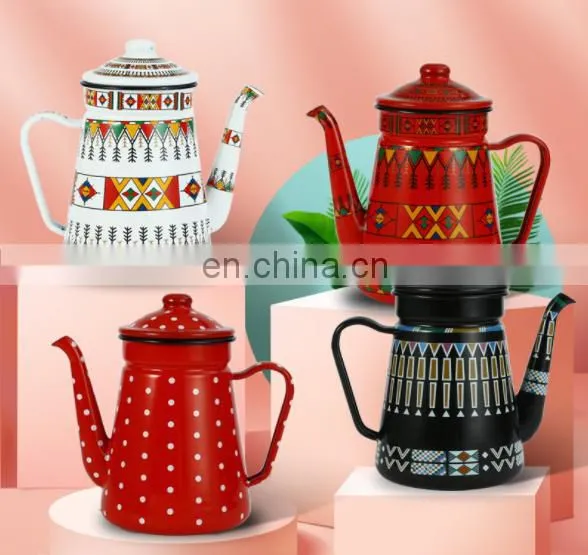 New Design 1.5L Teapot Enamel Teapot Enamel Kettle photo-4
