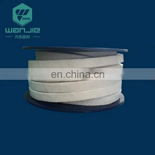 China Hot Sales High Pressure Resistant Gland Sealing White PTFE Packing photo-2
