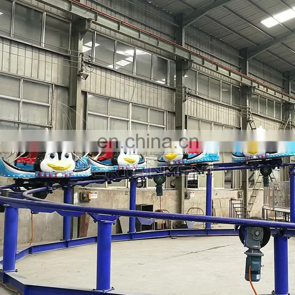 Family Roller Coaster Penguin Spinning Car Amusement Theme Park Rail Road Rides for Sale photo-4