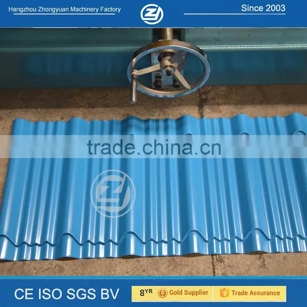 Galvanized Tile Roof Roll Making Machine photo-4