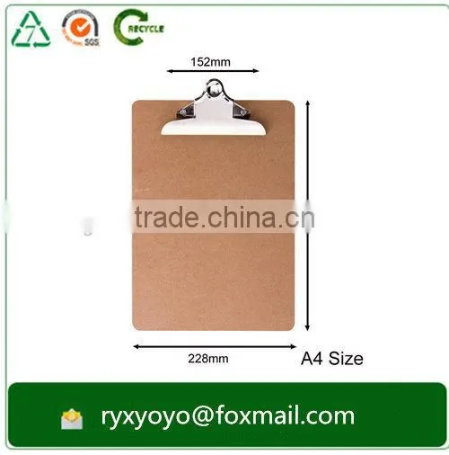 High Quality Sturdy MDF Writing Clipboard for Office/school Supplies With Butterfly Clip photo-6