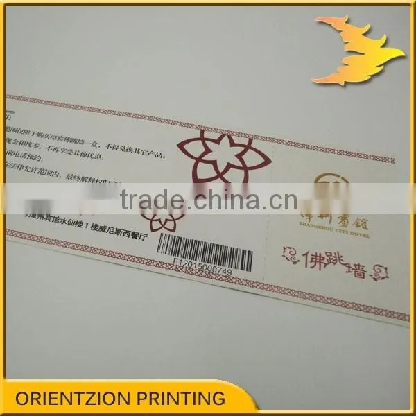 Anti Tamper Ticket, Variable Data, QR Code Ticket, Numbering Printing, Anti-fake Tickets, Serial Number Printing photo-2