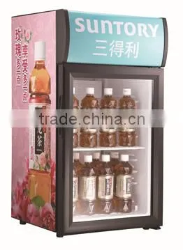 Commercial Single Door Counter Top Beverage Cooler, Glass Door Mini Cooler photo-2