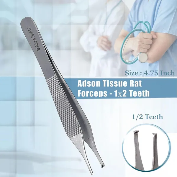 A2Z High Quality 30 Pieces Scissors Forceps Hemostats Needle Holders Suture Student Training Set Kit With Case photo-2