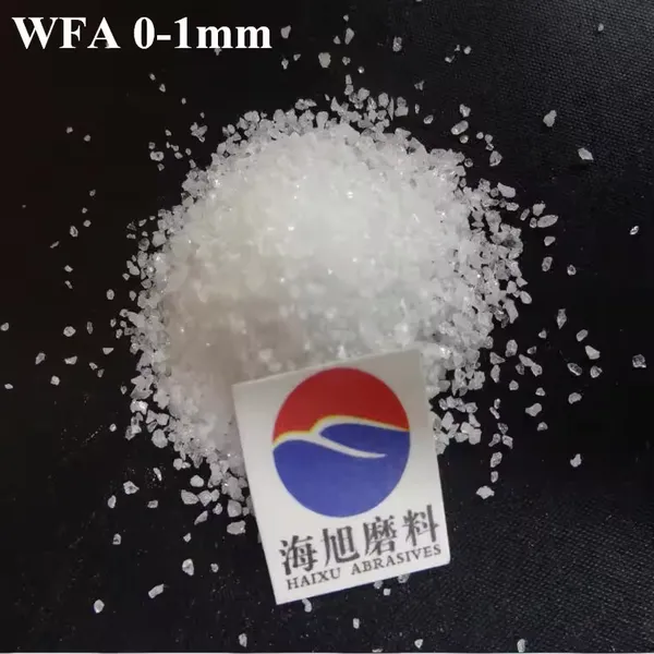 White Corundum Sand Price White Fused Alumina Refractory Material Fused Aluminum Oxide for Sale photo-2