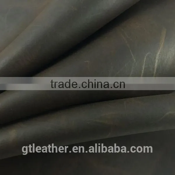Vintage Leather Cow Shoes & Bag Leather for Shoes photo-4