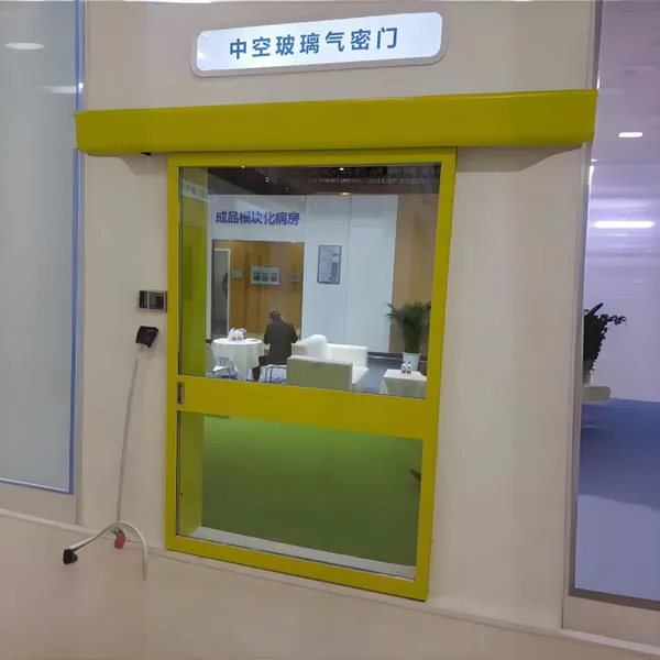 Automatic Airtight Door Hermetic Door Hospital Hermetically Sealed Glass Sliding Door photo-3