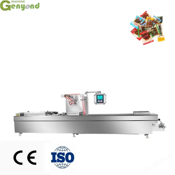 Manufacturer Customized Corn Automatic Continuous Stretch Film Vacuum Packaging Machine photo-6