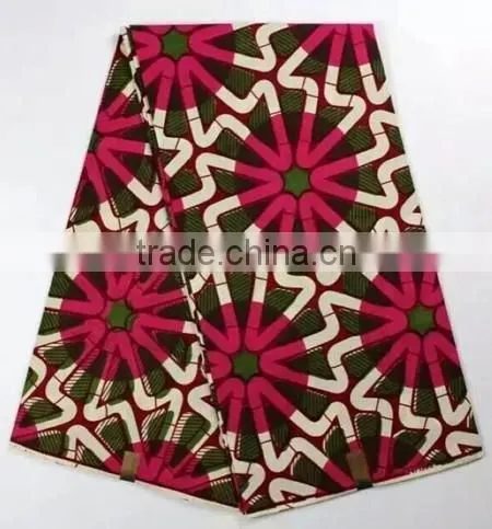 H477 100% Cotton 6 YARD African Wax Fabric Wholesale Quality Choice