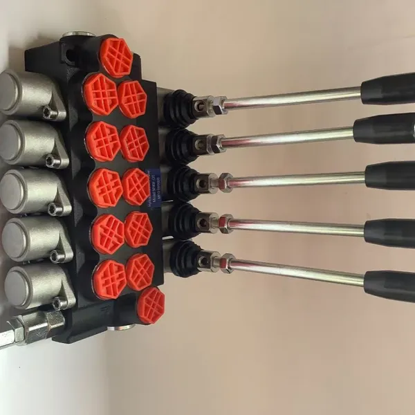 Hydraulic Directional Control Valve Block 40L/min 1-6 Spools Ways Valve P40 P80 Hydraulic Monoblock Directional Control Valve photo-4