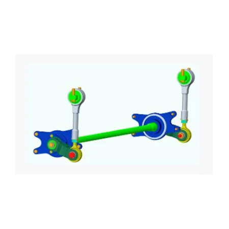 Built-in Torsion Bar for Railway Bogie Suspension System
