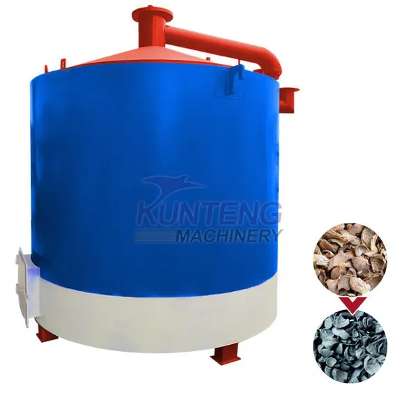 Bio Carbonization Charcoal Machine Charcoal Making Machine Carbonization Furnace Factory EPC