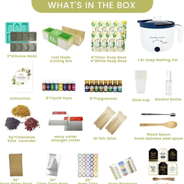 Luxury Soap Making Kit for Soap Making, DIY Soap Making Full Set, Gift for Adults/children photo-2
