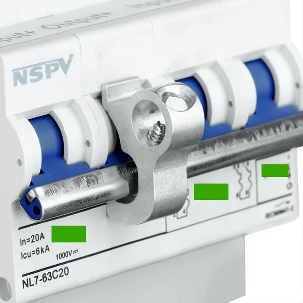NSPV Brand Solar MCB Lock Aluminum Material Product Description
