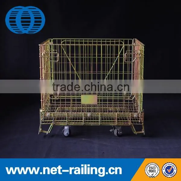 Weld Fold Storage Galvanized Zinc Wire Basket photo-3