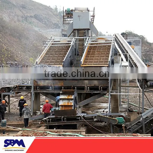 China Price Dewatering Vibrating Screen, Mobile Vibrating Screen
