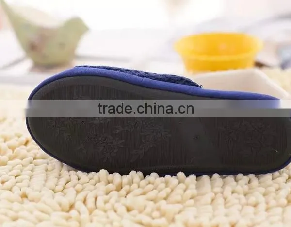 Hot Selling 2015 Terry Towelling Fish Mouth Slippers Simple Design Indoor Slippers photo-4