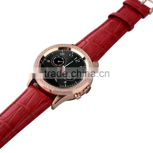 Ladies Smart Watch IP67 Waterproof Diamond D2 MTK2502 Smartwatch 0.3 MP Camera Heart Rate Monitor Support IOS Android photo-6