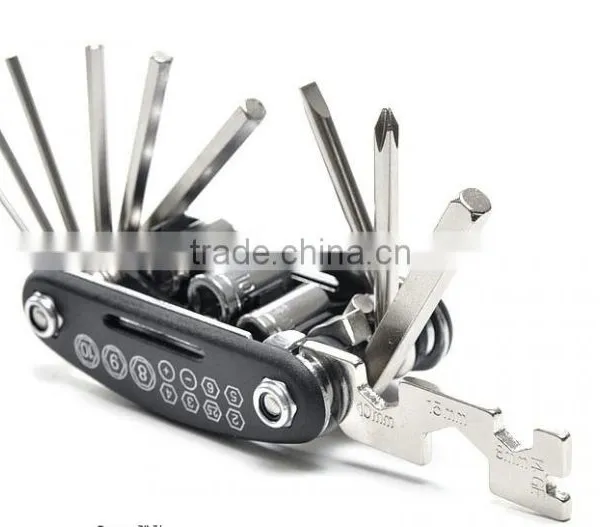 2016 New Design 15 in 1 Bicycle Repair Tool Multi Tool photo-2