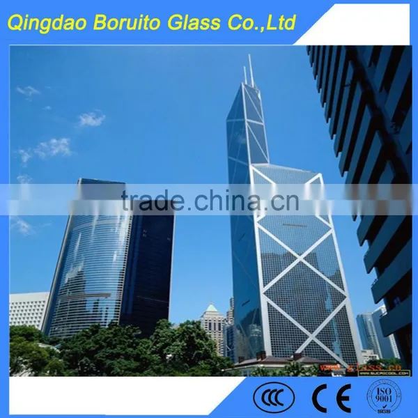 8mm 10mm Blue Reflective Glass for Building Glass photo-2