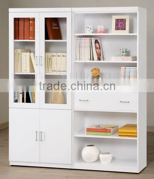 Modern Concepts Furniture Wooden Cupboard With Showcase Designs (SZ-FCB368) photo-4