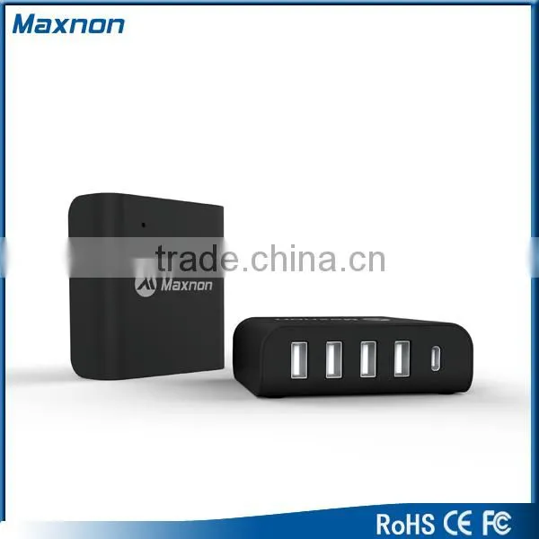 ETL Certified Intelligent 40W 8A 5 Port Usb Type C Charger for Mac Book Mobile Phone photo-6