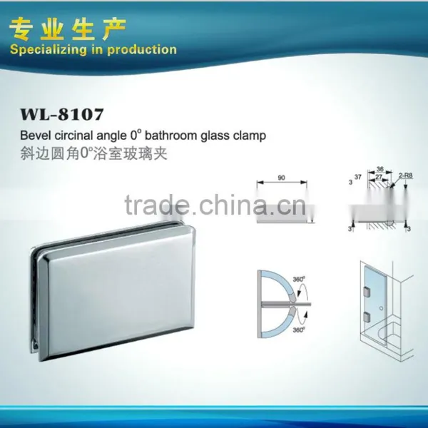 Bevel Circinal Angle 90 Degrees Double Side Shower Glass Door Hinge photo-5