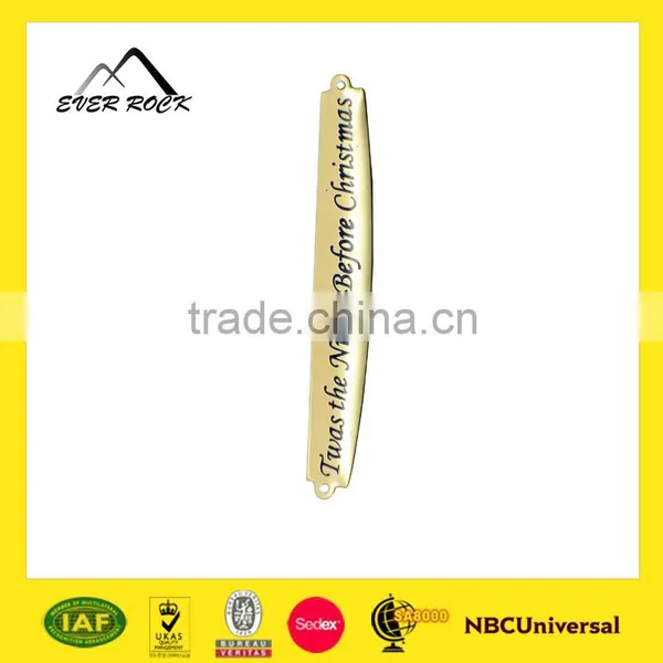 2015 Black Anodized Barcode Aluminum Metal Label photo-3