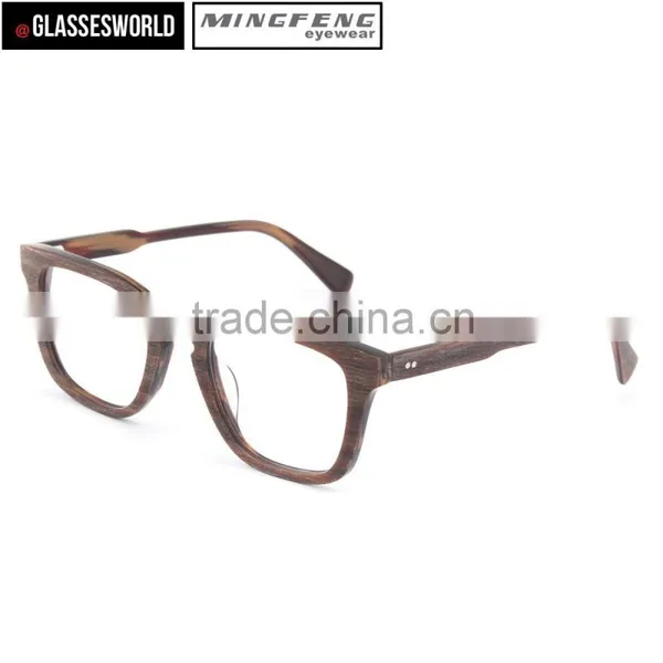 Custom Acetate Wood Eyewear Glasses Eyeglasses Spectacle Frames photo-3