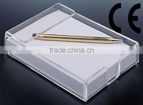 Acrylic Memo Holder,portable Paper Note Cube